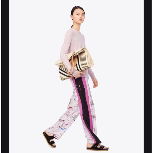 Tory Burch Pants - NWT Tory Burch Printed Boarder PJ Pants